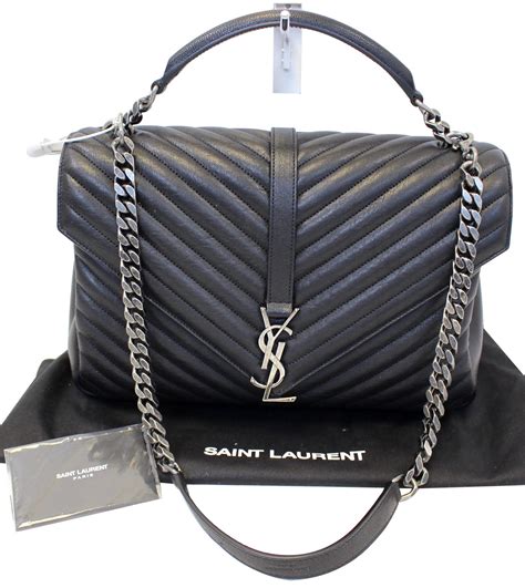 ysl bag metal chain|ysl shoulder bag collection.